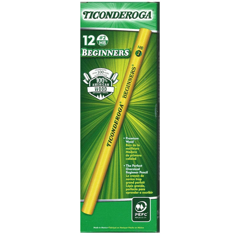 Beginner Pencil Without Eraser (Pack of 8) - Pencils & Accessories - Dixon Ticonderoga Company