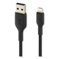 Belkin Boost Charge Braided Apple Lightning To Usb-a Chargesync Cable 6.6 Ft Black - Technology - Belkin®