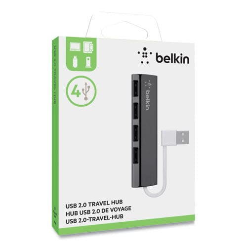 Belkin Ultra-slim Travel Hub 4 Ports Nightshade/white - Technology - Belkin®