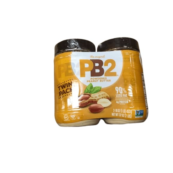 Bell Plantation PB2 Powdered Peanut Butter, 16 oz (Pack of 2) - ShelHealth.Com
