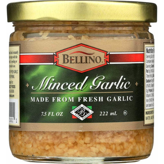 Bellino Bellino Minced Garlic Made From Fresh Garlic, 7.5 oz