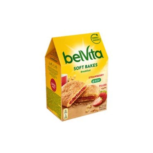 BELVITA Soft Cookies with Strawberries Flavour Filling 8.82 oz. (250 g.) - Belvita
