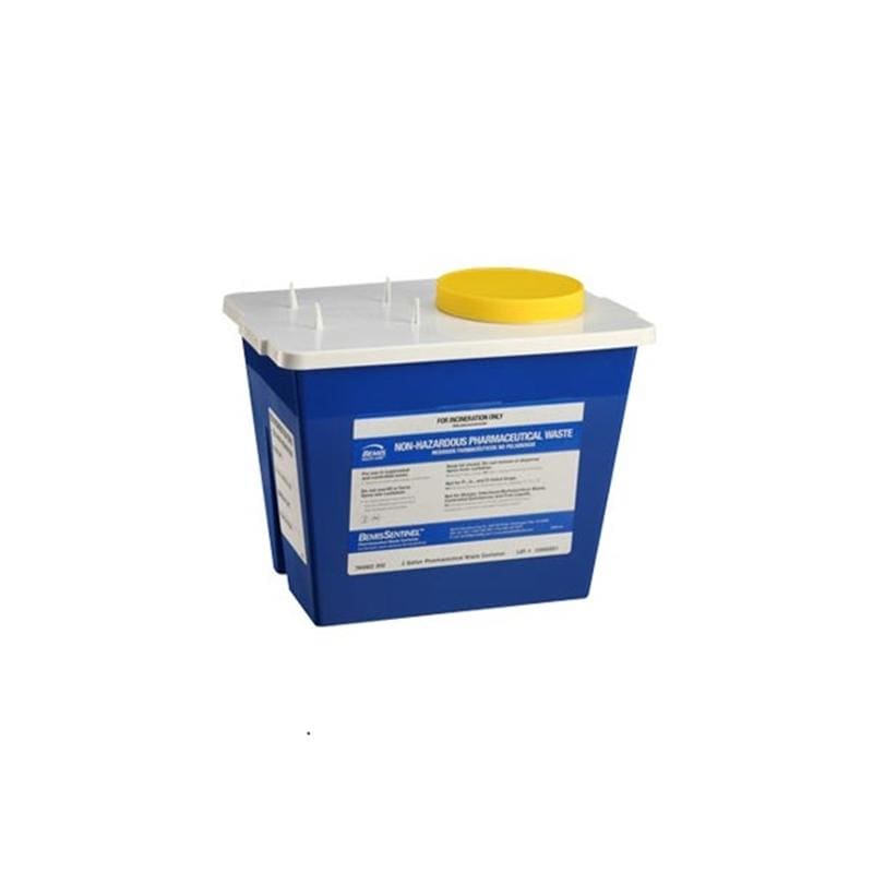 Bemis Manufacturing Pharmacy Waste Container 2 Gallon Case of 30 - HouseKeeping >> Janitorial Supplies - Bemis Manufacturing