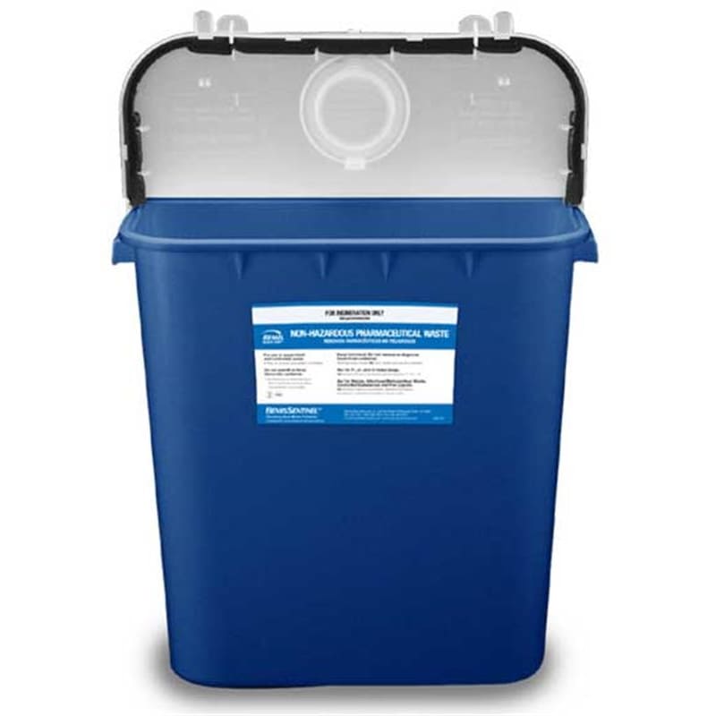 Bemis Manufacturing Pharmacy Waste Container 8 Gallon Blue Case of 10 - Item Detail - Bemis Manufacturing