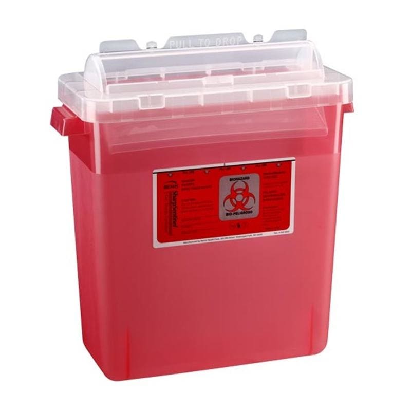 Bemis Manufacturing Sharps Container 3 Gal Red Rotating Lid - Nursing Supplies >> Sharps Collectors - Bemis Manufacturing