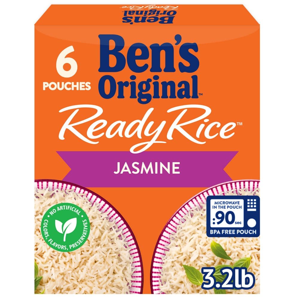 Ben’s Original Ready Jasmine Rice (8.5 oz. 6 pk.) - Pasta & Boxed Meals - Ben’s Original