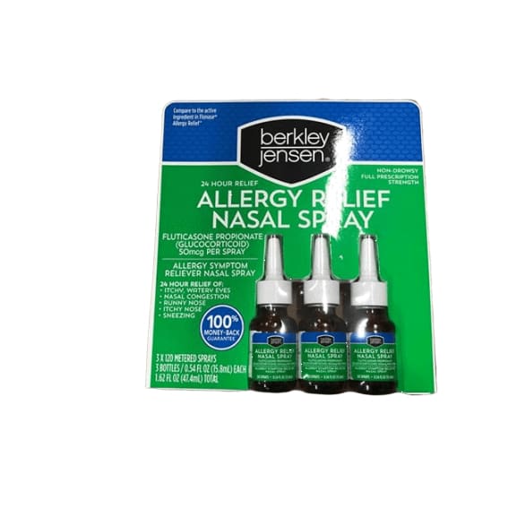 Berkley Jensen Allergy Nasal Spray, 4 pk./0.54 oz. - ShelHealth.Com