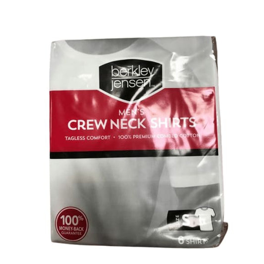 Berkley Jensen Crew T-Shirt, 6 pk.-ShelHealth.Com