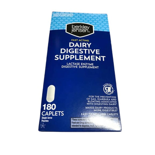 Berkley Jensen Dairy Digestive Supplement, 180 ct. - ShelHealth.Com