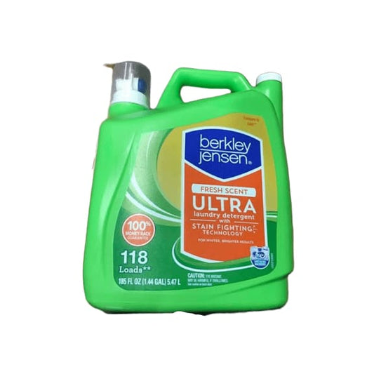 Berkley Jensen Fresh Scent Ultra Laundry Detergent, 185 fl. oz. - ShelHealth.Com