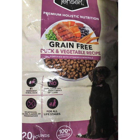 Berkley Jensen Grain Free Duck and Vegetable Dry Dog Food, 20 lbs. - ShelHealth.Com