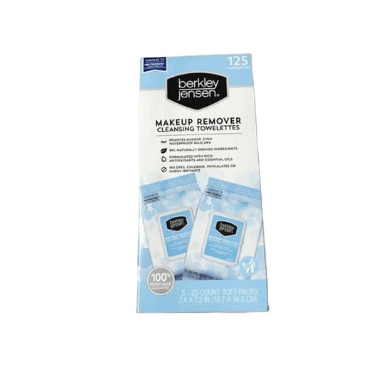 Berkley Jensen Make Up Remover Facial Towelettes, 125 ct. - ShelHealth.Com