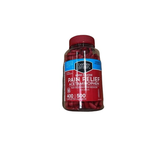 Berkley Jensen Rapid Release Extra Strength Acetaminophen Caplets, 400 ct. - ShelHealth.Com