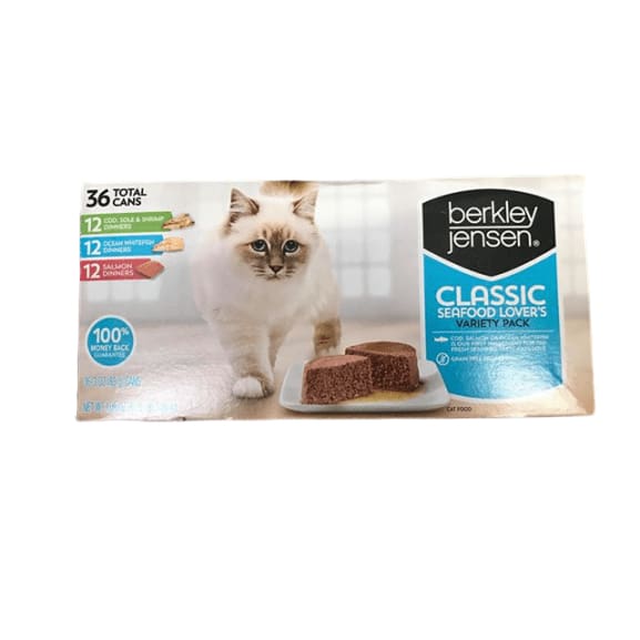 Berkley Jensen Seafood Lover's Classic Variety Pack for Cats, 36 ct. - ShelHealth.Com