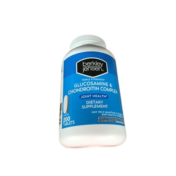 Berkley Jensen Triple Strength Glucosamine and Chondroitin Complex, 200 ct. - ShelHealth.Com