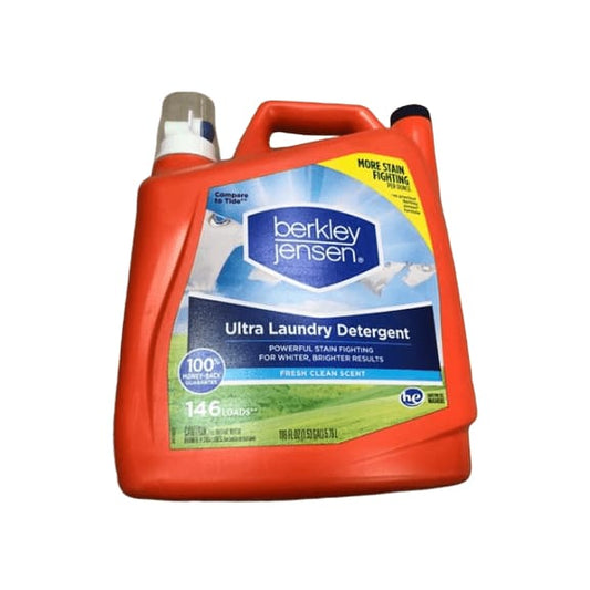 Berkley Jensen Ultra Liquid Laundry Detergent, 146 Loads, 196 fl. oz. - ShelHealth.Com