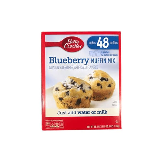Betty Crocker Blueberry Muffin Mix, 9 Pack, 6.5 oz - ShelHealth.Com