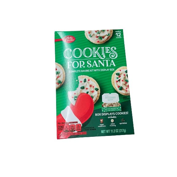 Betty Crocker Betty Crocker Cookies For Santa, Complete Baking Kit With Display Box, 11.2 oz.
