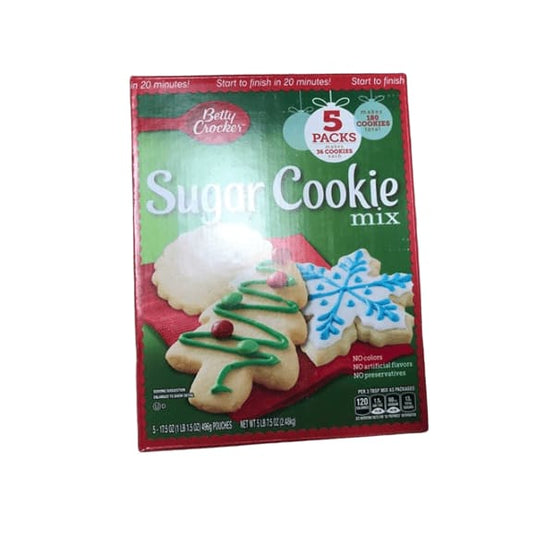 Betty Crocker Holiday Sugar Cookies Mix Kit Recipe Collection Makes 15 Dozen Cookies - ShelHealth.Com