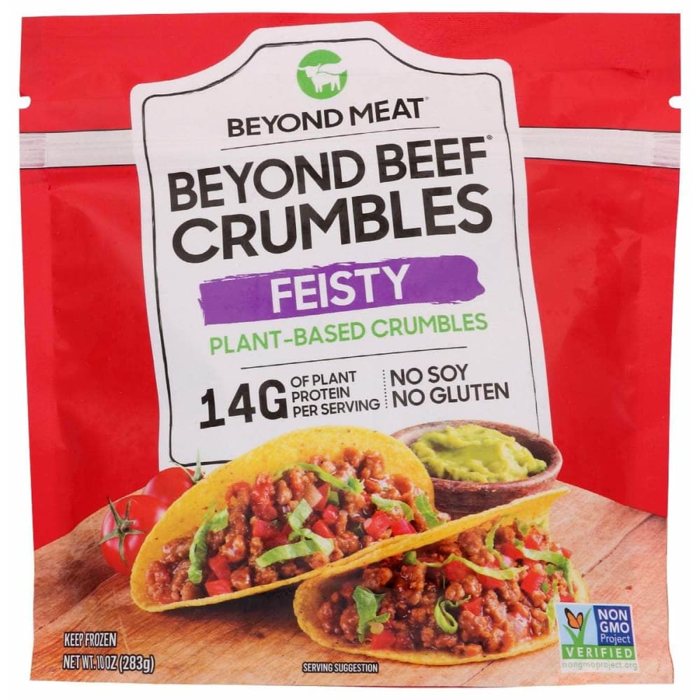 BEYOND MEAT Grocery > Frozen BEYOND MEAT Beyond Beef Feisty Plant Based Crumbles, 10 oz