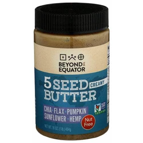 BEYOND THE EQUATOR Grocery > Pantry > Condiments BEYOND THE EQUATOR: Butter 5 Seed Creamy, 16 oz