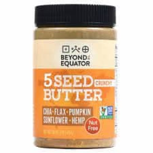 BEYOND THE EQUATOR BEYOND THE EQUATOR Grocery > Pantry > Condiments BEYOND THE EQUATOR: Butter 5 Seed Crunchy, 16 oz