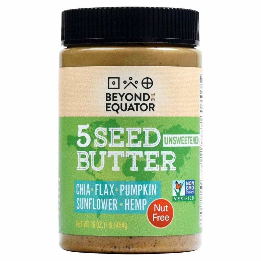 BEYOND THE EQUATOR Grocery > Pantry > Condiments BEYOND THE EQUATOR: Butter 5 Seed Unsweetened, 16 oz