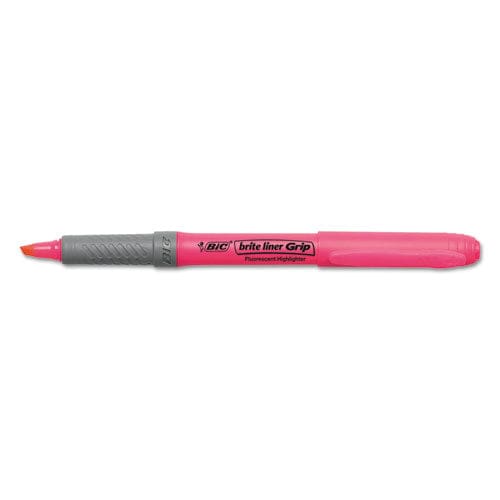 BIC Brite Liner Grip Pocket Highlighter Assorted Ink Colors Chisel Tip Assorted Barrel Colors 5/set - School Supplies - BIC®
