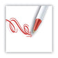 BIC Clic Stic Ballpoint Pen Retractable Medium 1 Mm Red Ink White Barrel Dozen - School Supplies - BIC®