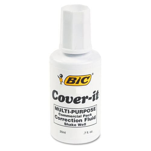 BIC Cover-it Correction Fluid 20 Ml Bottle White Dozen - School Supplies - BIC®