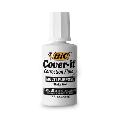 BIC Cover-it Correction Fluid 20 Ml Bottle White Dozen - School Supplies - BIC®