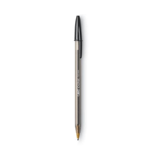 BIC Cristal Xtra Bold Ballpoint Pen Stick Bold 1.6 Mm Black Ink Clear Barrel Dozen - School Supplies - BIC®