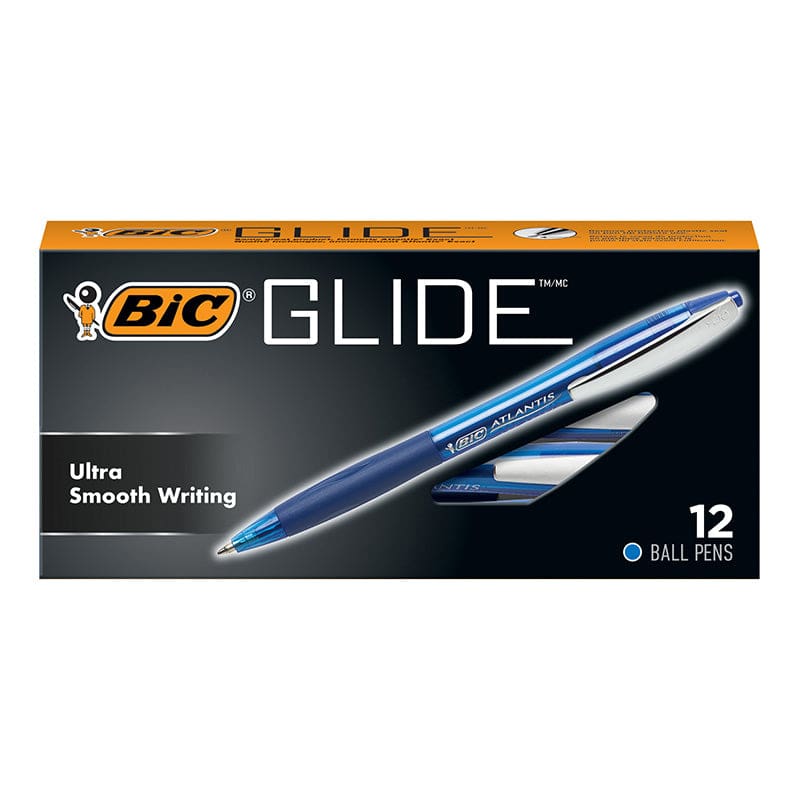 Bic Glide Ball Pen Med Blue 12/Pk (Pack of 2) - Pens - Bic Usa Inc