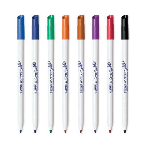 BIC Intensity Dry Erase Board And Markers Kit 7.8 X 11.8 White Surface Blue Plastic Frame - School Supplies - BIC®