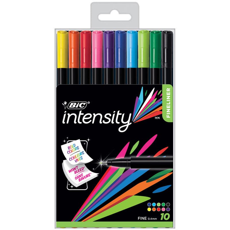 Bic Intensity Fineliner Pens 10Pk (Pack of 6) - Pens - Bic Usa Inc