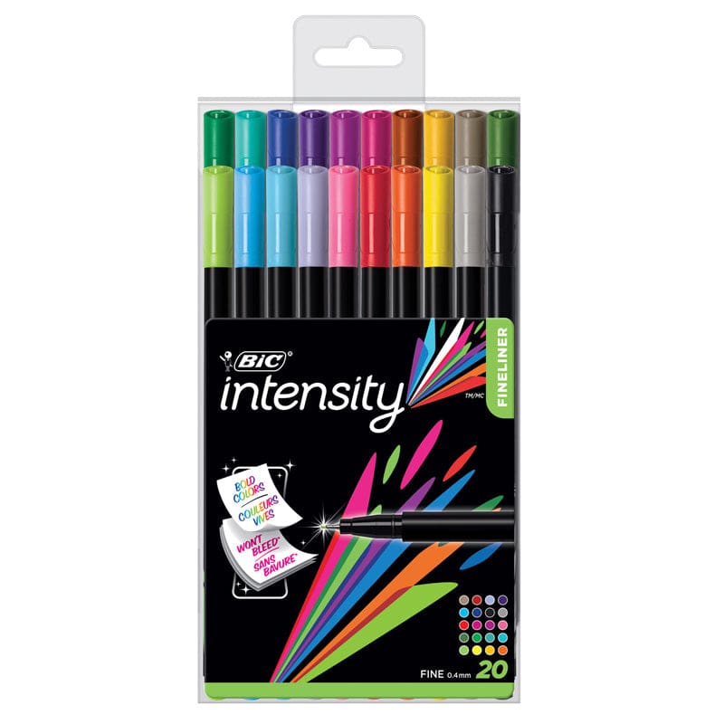 Bic Intensity Fineliner Pens 20Pk (Pack of 2) - Pens - Bic Usa Inc