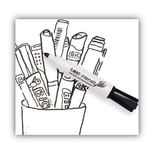 BIC Intensity Low Odor Chisel Tip Dry Erase Marker Broad Chisel Tip Black 36/pack - School Supplies - BIC®