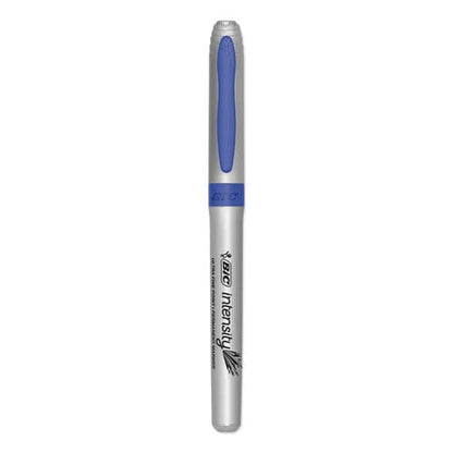 BIC Intensity Ultra Fine Tip Permanent Marker Extra-fine Needle Tip Deep Sea Blue Dozen - School Supplies - BIC®