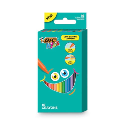 BIC Kids Coloring Crayons 16 Assorted Colors 16/pack - School Supplies - BIC®