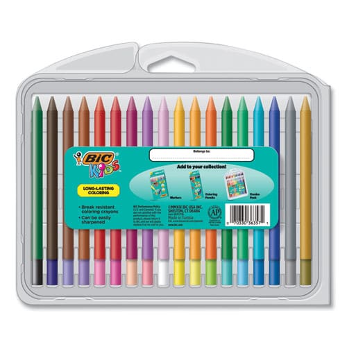 BIC Kids Coloring Crayons 36 Assorted Colors 36/pack - School Supplies - BIC®