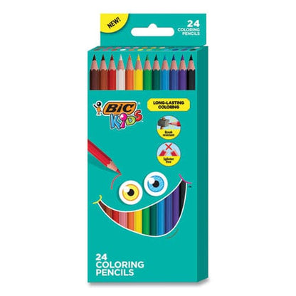BIC Kids Coloring Pencils 0.7 Mm Hb2 (#2) Assorted Lead Assorted Barrel Colors 24/pack - School Supplies - BIC®