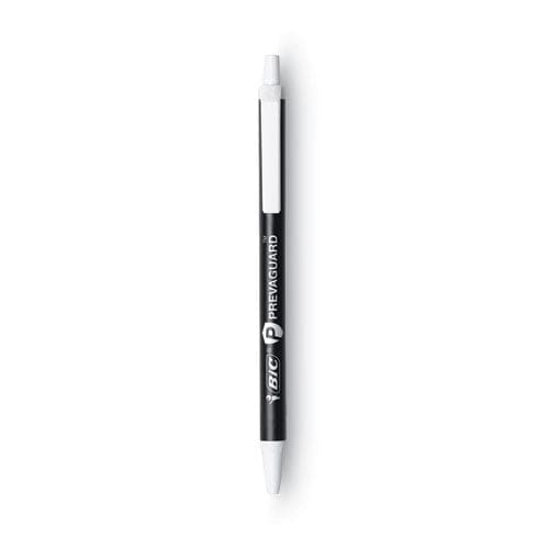 BIC Prevaguard Ballpoint Pen Retractable Medium 1 Mm Black Ink Black Barrel - School Supplies - BIC®