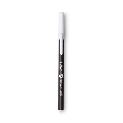 BIC Prevaguard Ballpoint Pen Stick Medium 1 Mm Black Ink/black Barrel Dozen - School Supplies - BIC®
