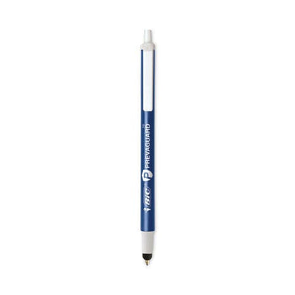 BIC Prevaguard Ballpoint/stylus Pen Retractable Medium 1 Mm Blue Ink/blue Barrel Dozen - School Supplies - BIC®
