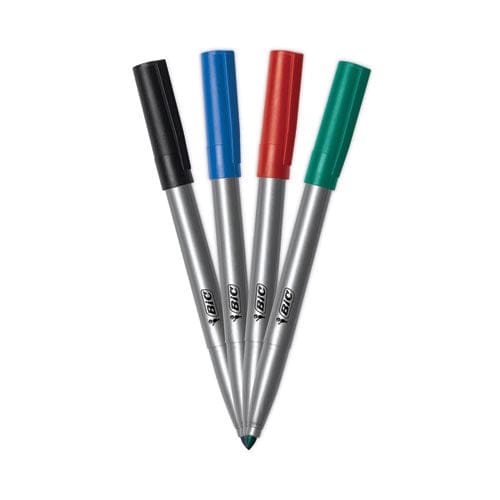 BIC Revolution Permanent Markers Fine Bullet Tip Assorted Colors Dozen - School Supplies - BIC®