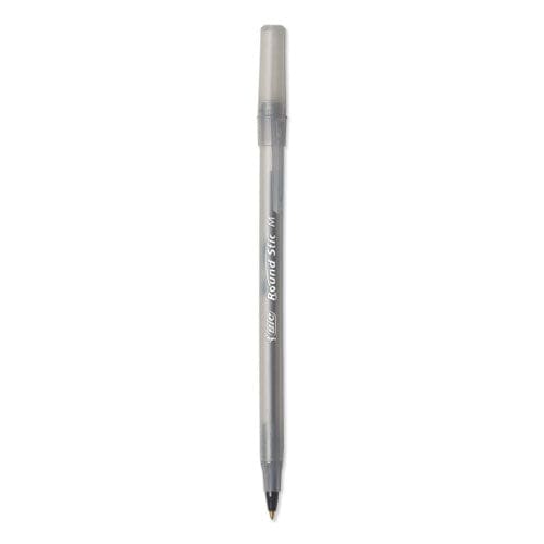 BIC Round Stic Xtra Life Ballpoint Pen Xtra-value Pack Stick Medium 1 Mm Black Ink Black Barrel 240/carton - School Supplies - BIC®