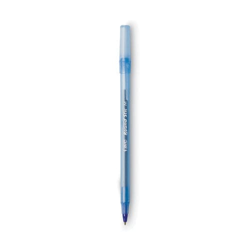 BIC Round Stic Xtra Life Ballpoint Pen Value Pack Stick Medium 1 Mm Blue Ink Translucent Blue Barrel 60/box - School Supplies - BIC®