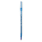 BIC Round Stic Xtra Precision Ballpoint Pen Stick Fine 0.8 Mm Blue Ink Translucent Blue Barrel Dozen - School Supplies - BIC®