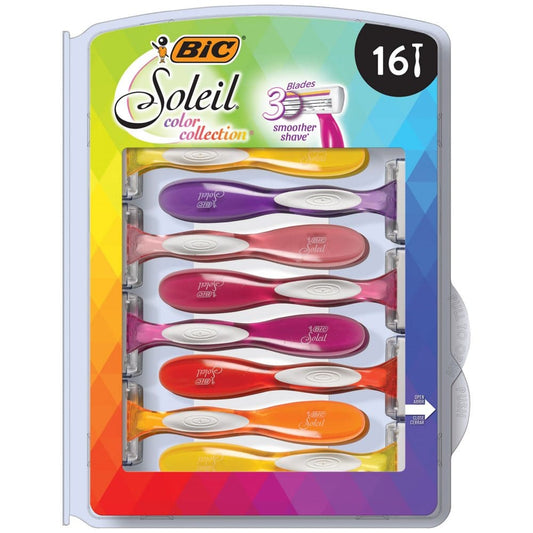 BIC Soleil Color Collection Women’s Razors (16 ct.) - Razors Shaving & Hair Removal - BIC