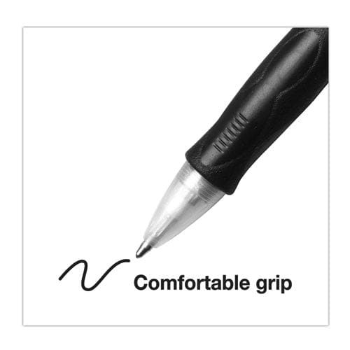 BIC Velocity Easy Glide Ballpoint Pen Value Pack Retractable Medium 1 Mm Black Ink Black Barrel 36/pack - School Supplies - BIC®